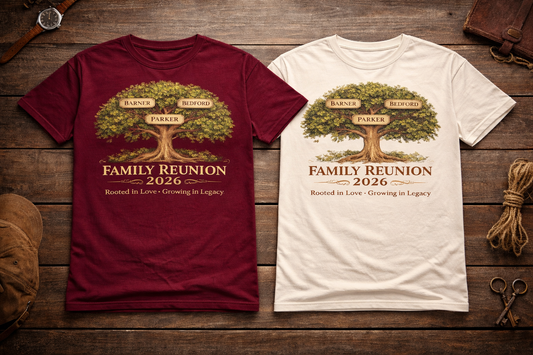 Barner, Bedford & Parker Family Reunion T-Shirt