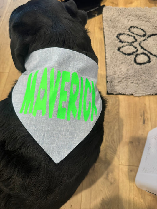 Custom Handmade Scrunchie Dog Bandanas – Stylish, Comfortable & Personalized Pet Accessory